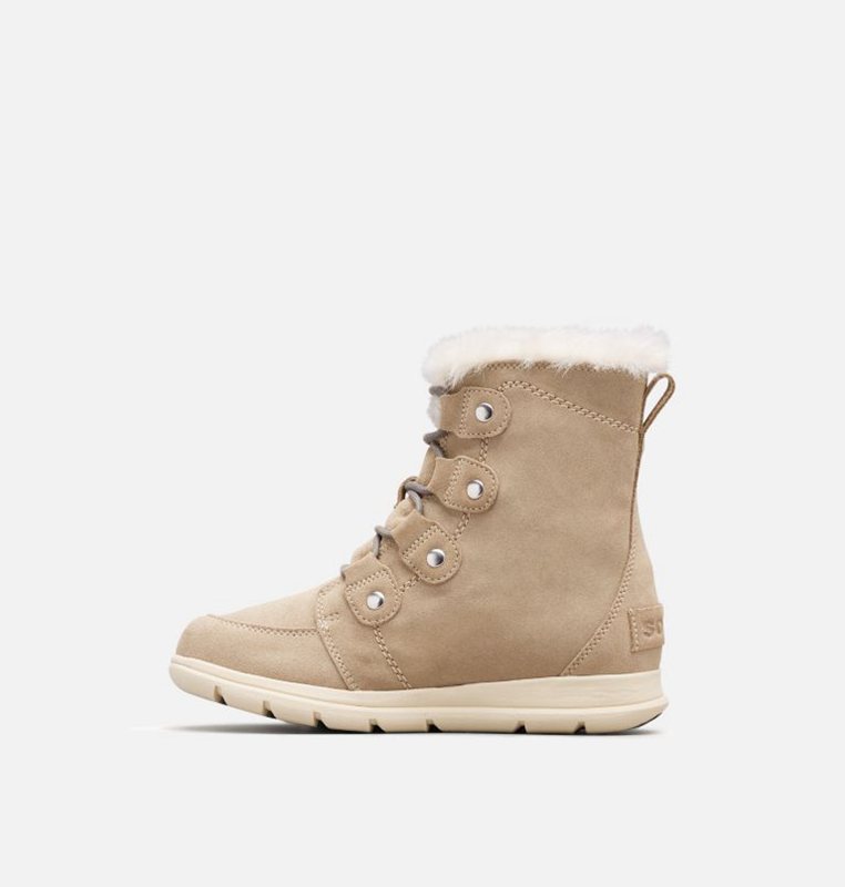 Sorel Dam Vinterkängor Khaki - Explorer™ Joan Låga - UYT-596742